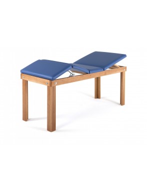 Lettino in legno per terapia a quattro sezioni con schienale e sez. gambe regolabili -  Wanneroo
